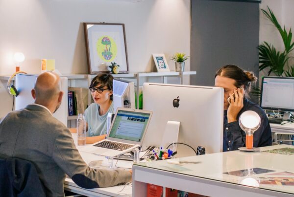 SEO team at Ditto Digital office