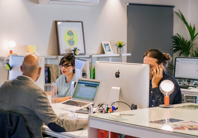 SEO team at Ditto Digital office